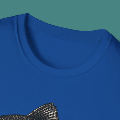 Vintage Etching Fish Unisex T-Shirt