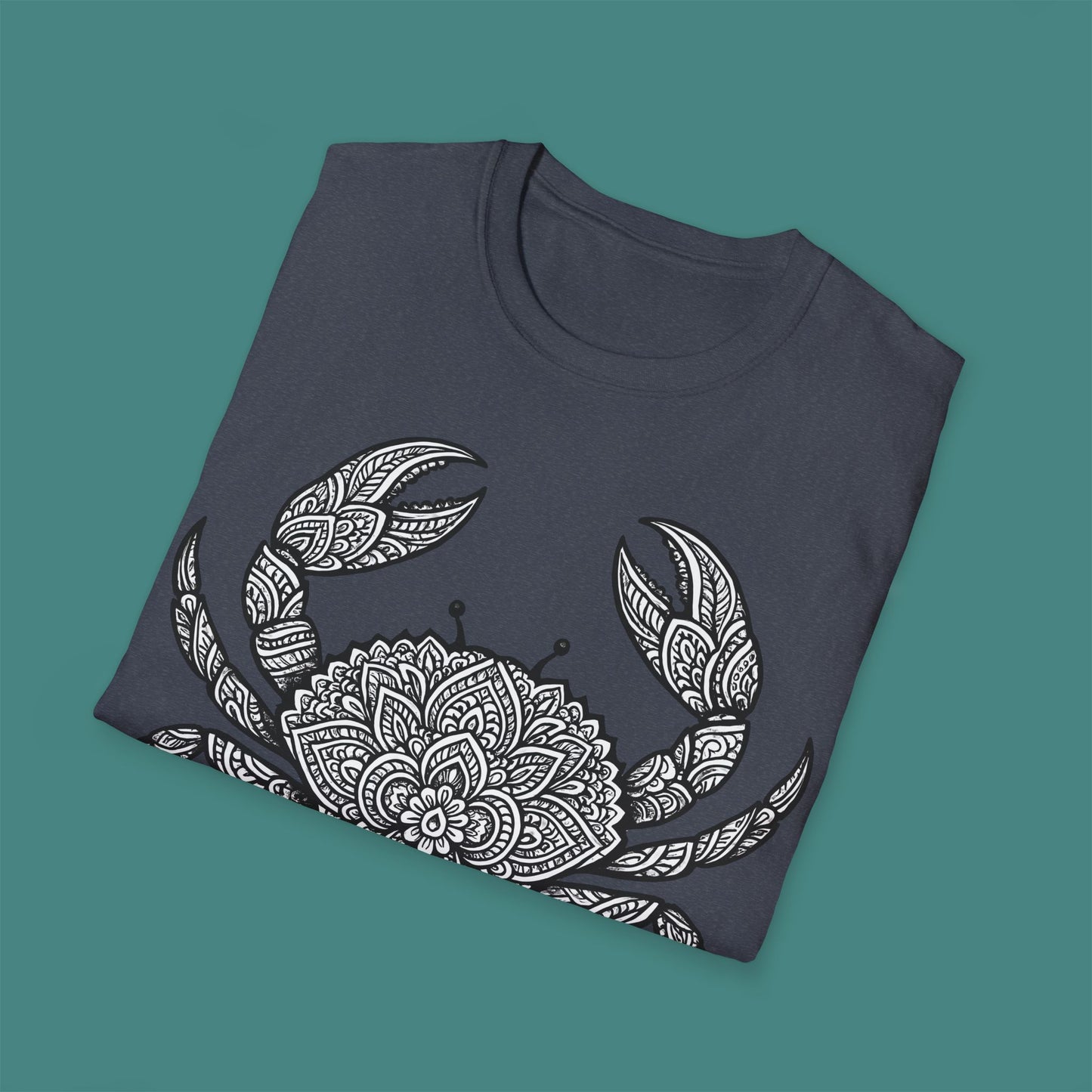 Intricate Mandala Crab Unisex T-Shirt