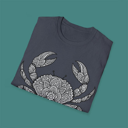 Intricate Mandala Crab Unisex T-Shirt