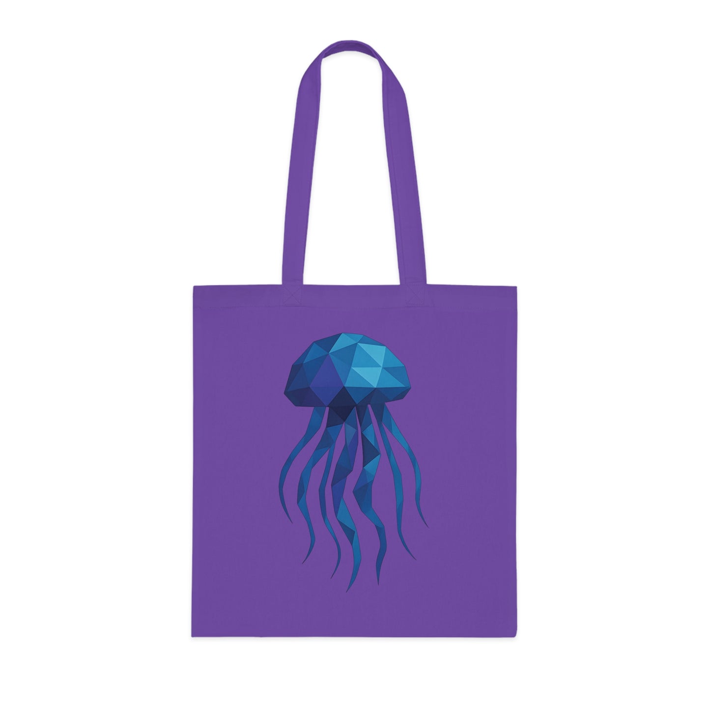 Geometric Polygon Jellyfish Tote Bag