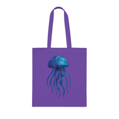 Geometric Polygon Jellyfish Tote Bag