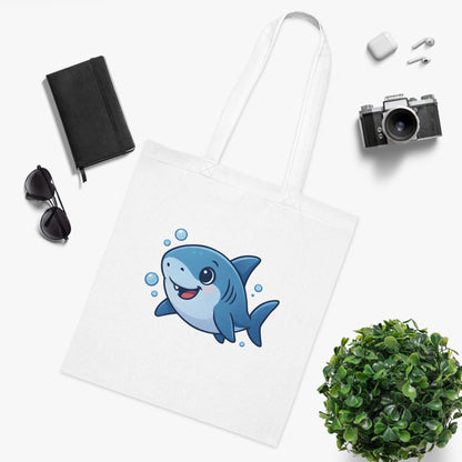 Cartoon Cute Shark Tote Bag