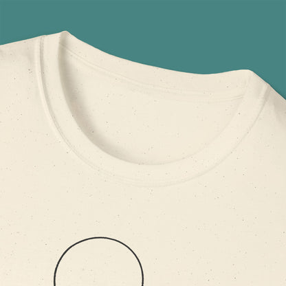 Minimalist Line Art Octopus Unisex T-Shirt