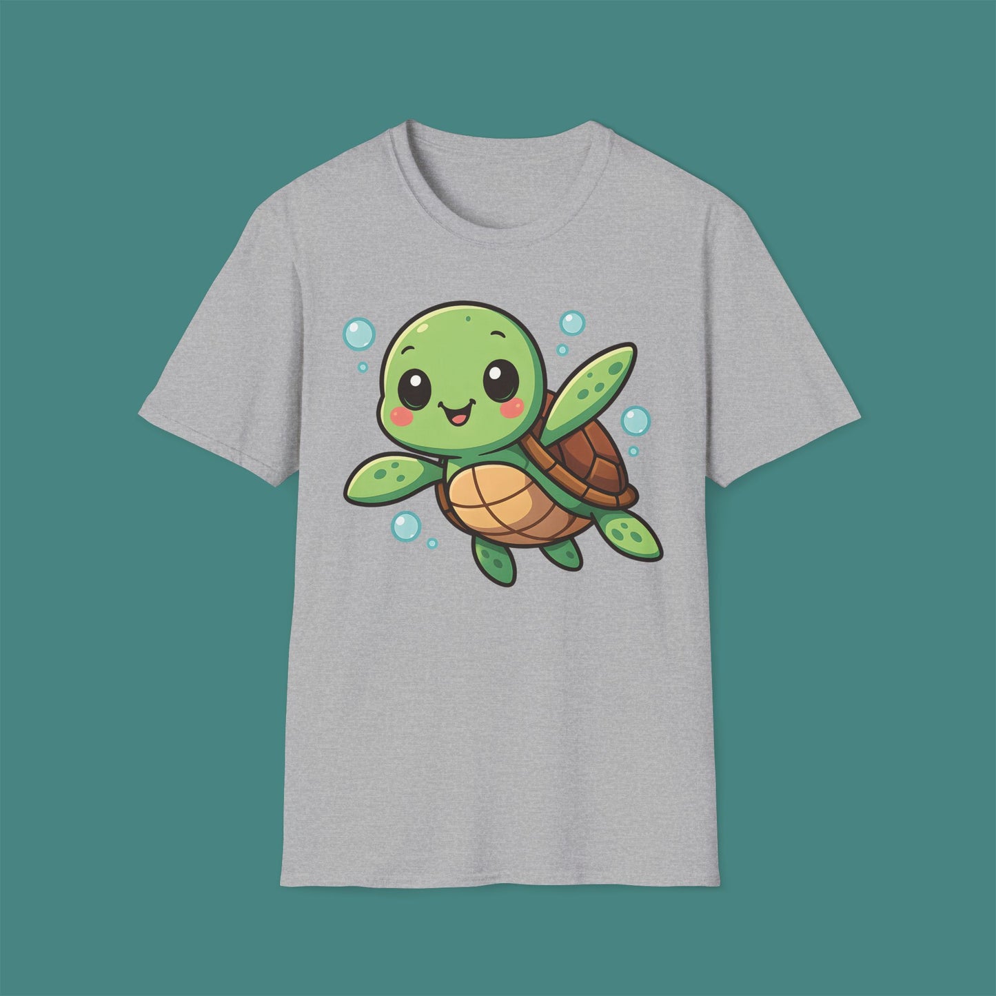 Cartoon Cute Turtle Unisex T-Shirt