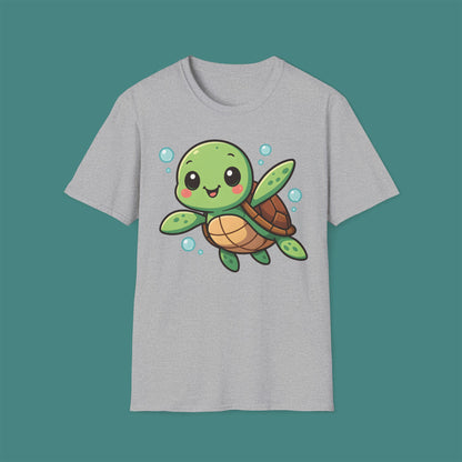 Cartoon Cute Turtle Unisex T-Shirt