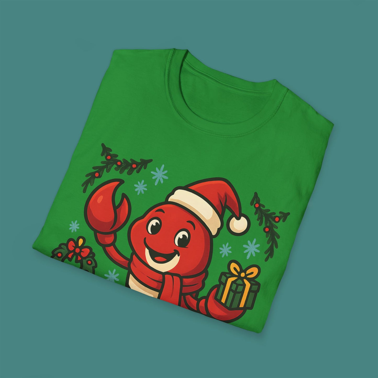 Christmas Lobster Unisex T-Shirt