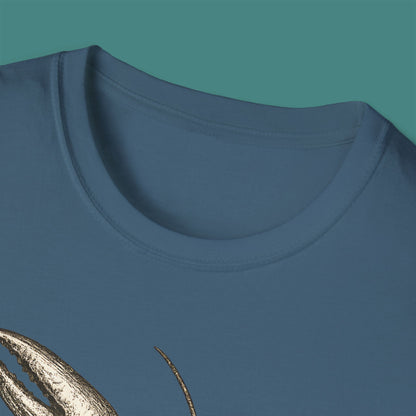 Vintage Etching Lobster Unisex T-Shirt