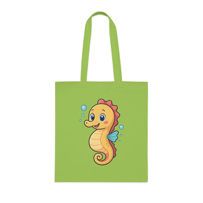 Cartoon Cute Seahorse Tote Bag