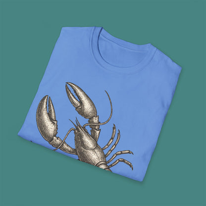 Vintage Etching Lobster Unisex T-Shirt