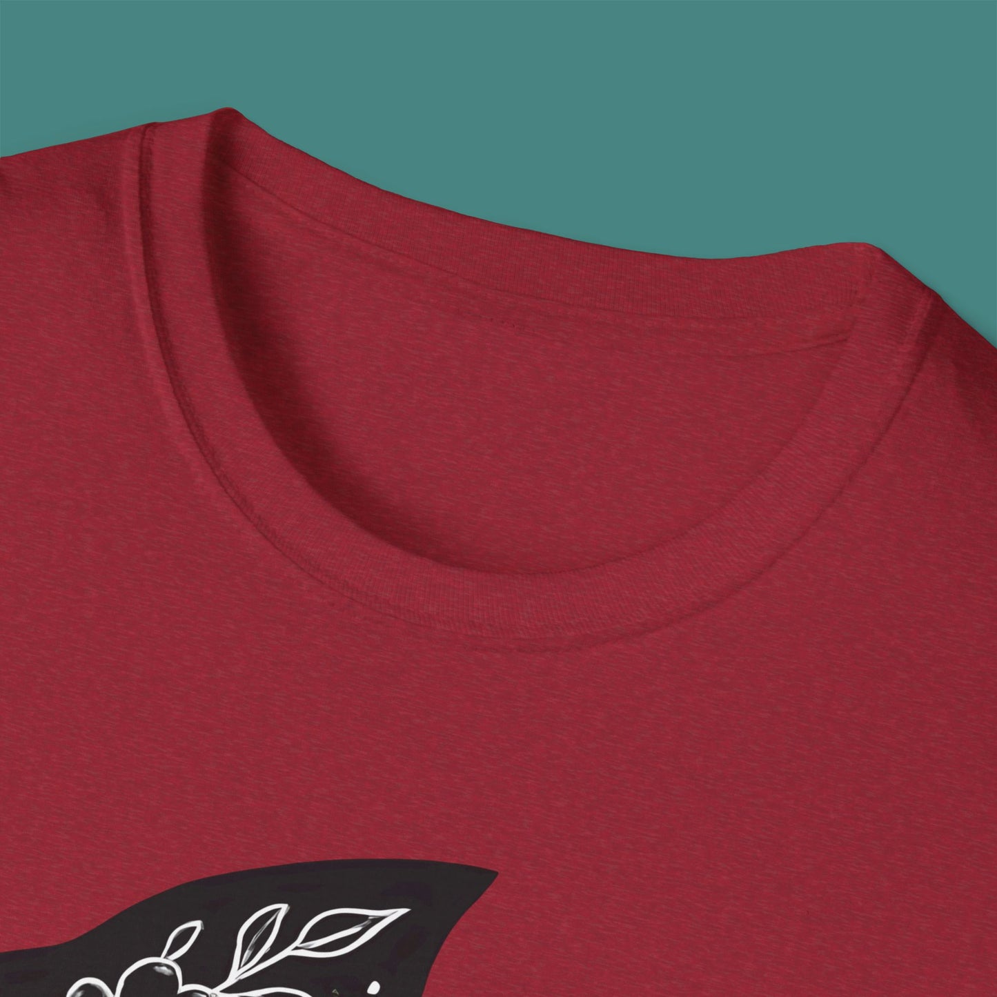 Floral Fish Silhouette Unisex T-Shirt