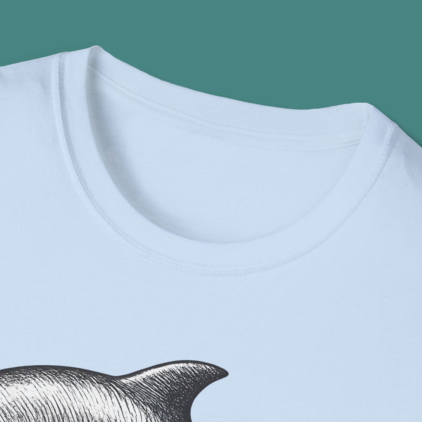 Vintage Etching Dolphin Unisex T-Shirt