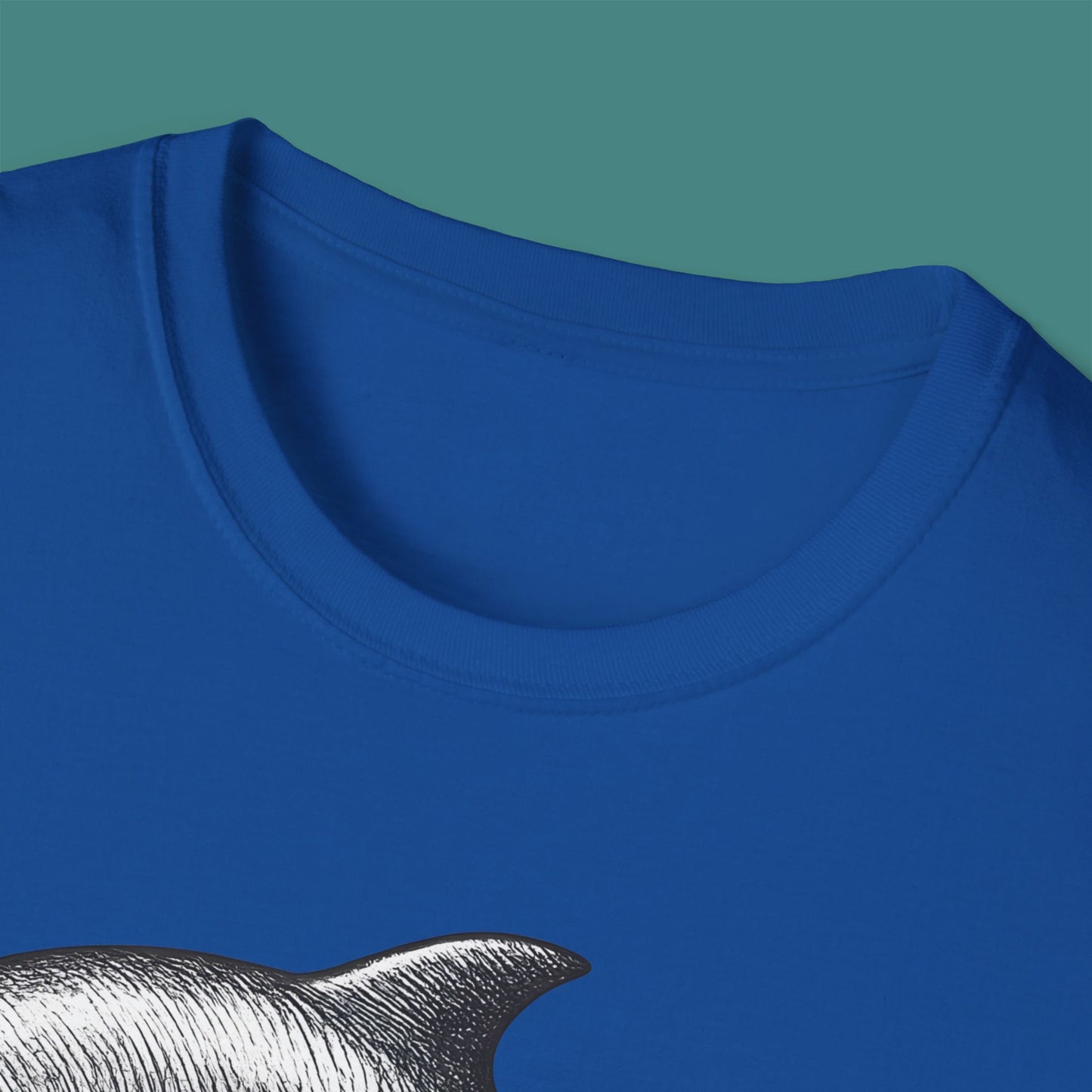 Vintage Etching Dolphin Unisex T-Shirt