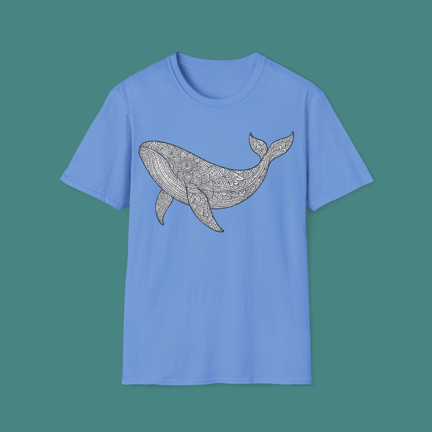 Intricate Mandala Whale Unisex T-Shirt