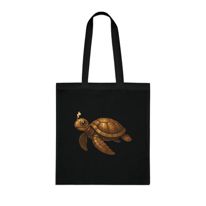 Steampunk Mechanical Turtle Tote Bag
