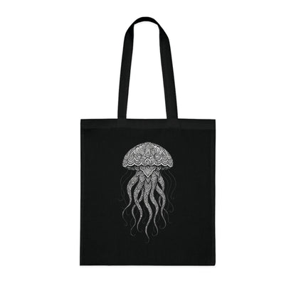 Intricate Mandala Jellyfish Tote Bag