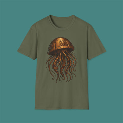 Steampunk Mechanical Jellyfish Unisex T-Shirt