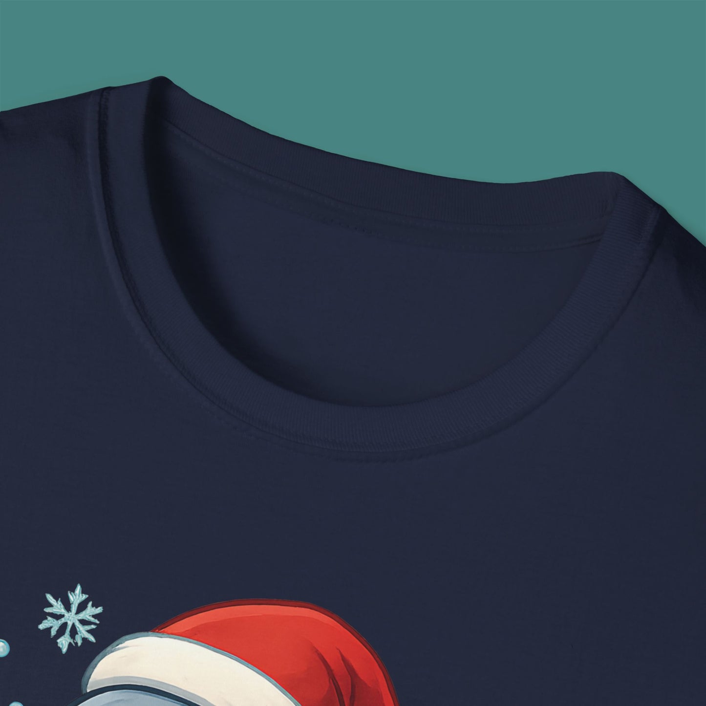 Christmas Dolphin Unisex T-Shirt