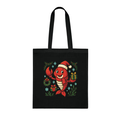 Christmas Lobster Tote Bag