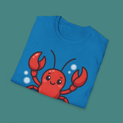 Cartoon Cute Lobster Unisex T-Shirt