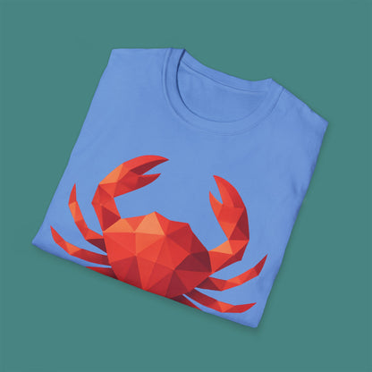 Geometric Polygon Crab Unisex T-Shirt