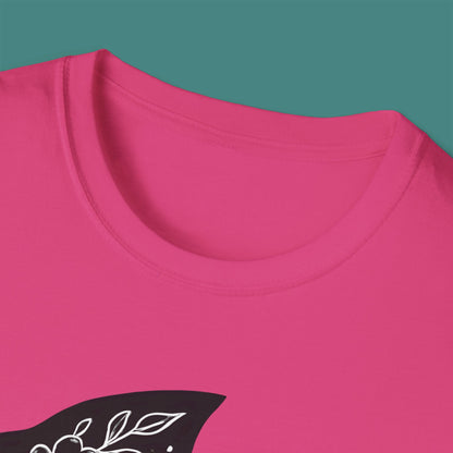 Floral Fish Silhouette Unisex T-Shirt