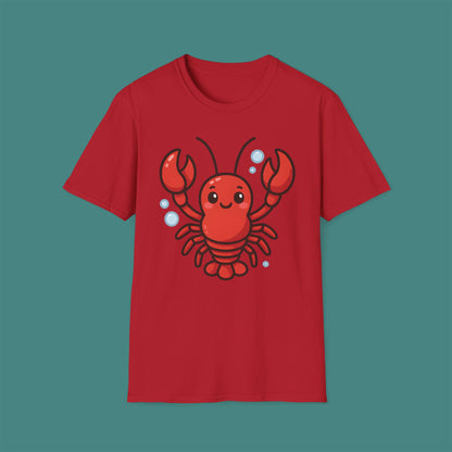 Cartoon Cute Lobster Unisex T-Shirt