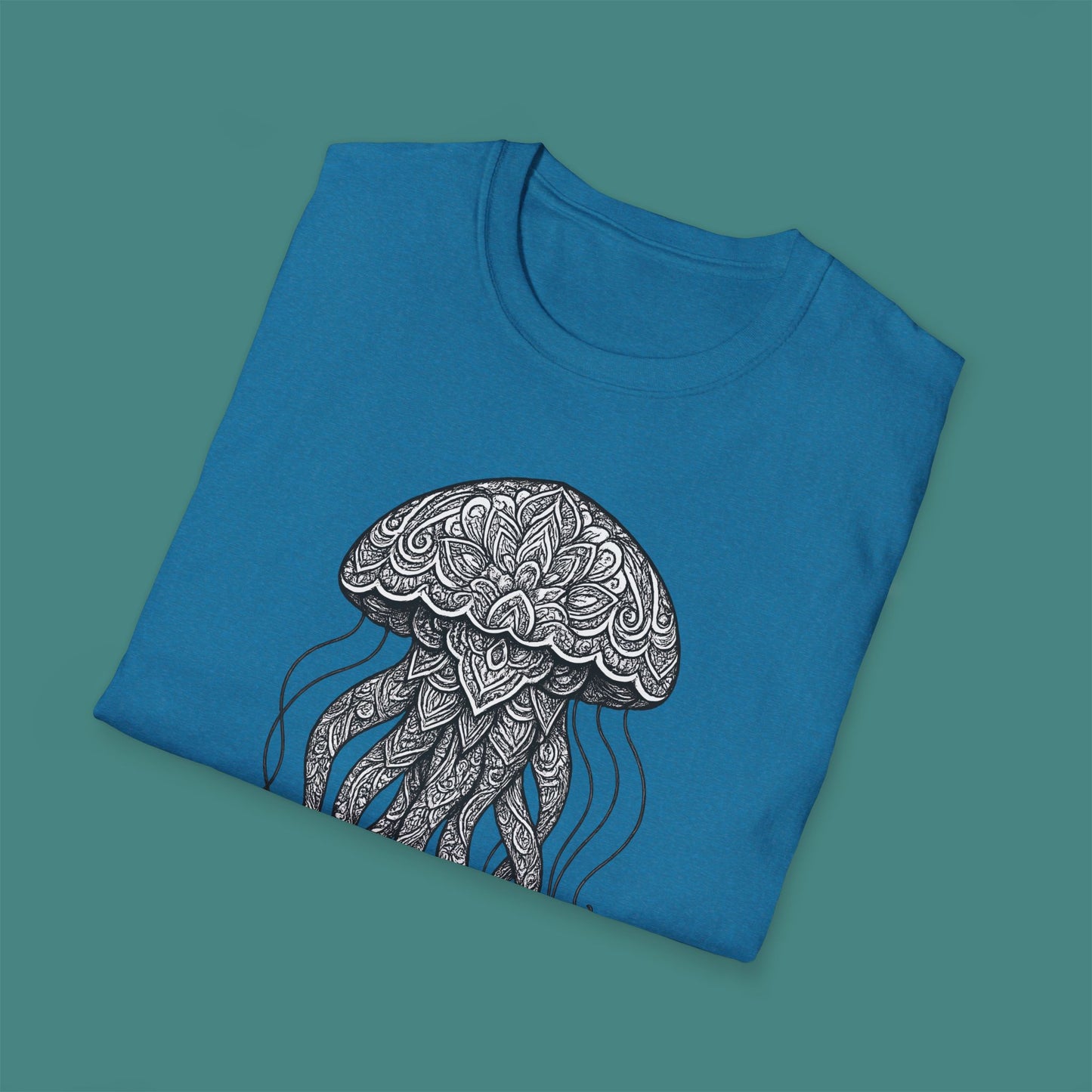 Intricate Mandala Jellyfish Unisex T-Shirt
