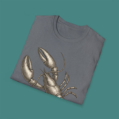 Vintage Etching Lobster Unisex T-Shirt