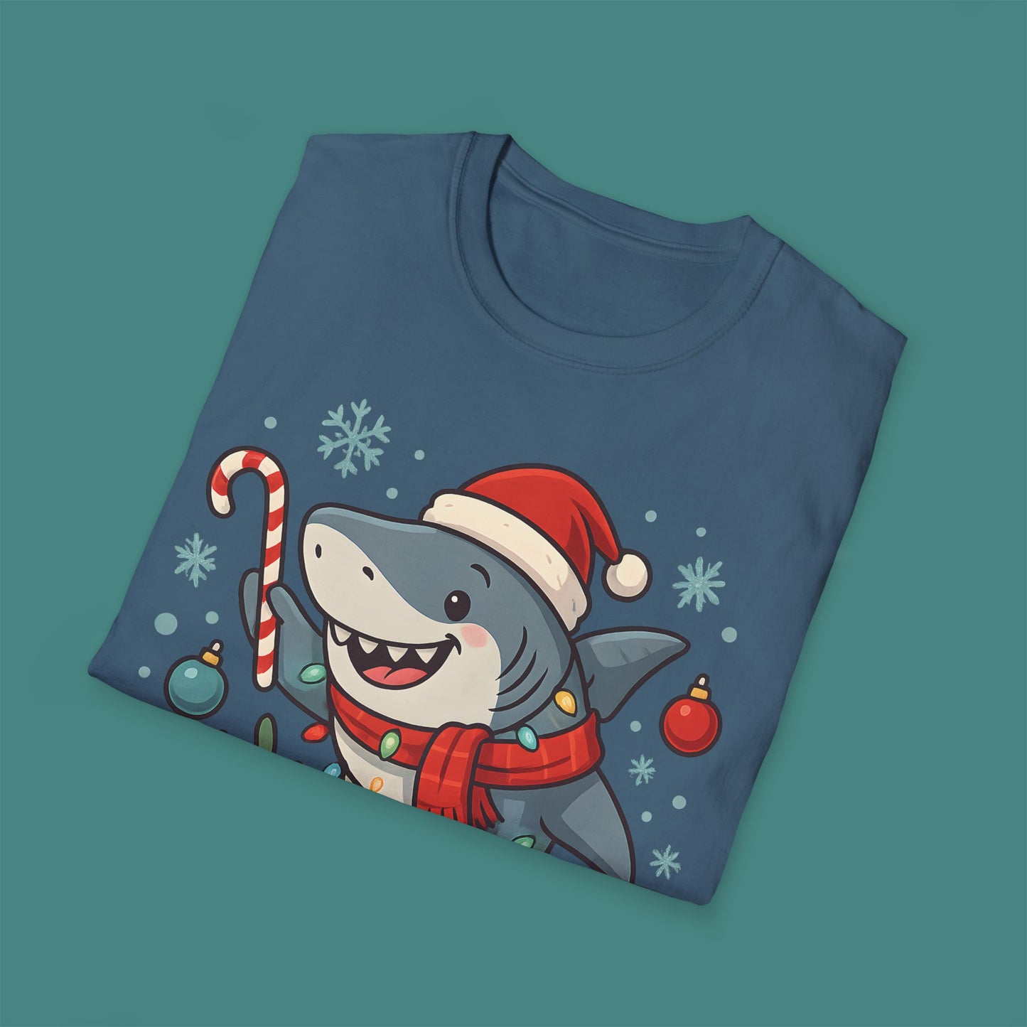 Christmas Shark Unisex T-Shirt