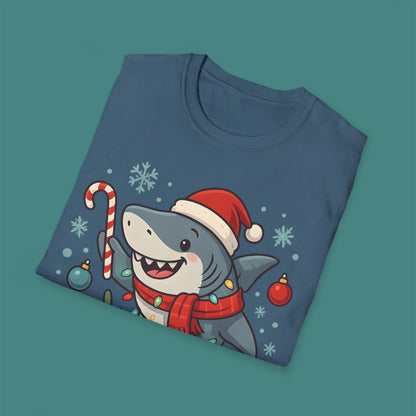 Christmas Shark Unisex T-Shirt