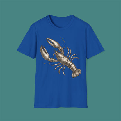 Vintage Etching Lobster Unisex T-Shirt