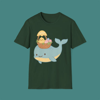 Easter Whale Unisex T-Shirt