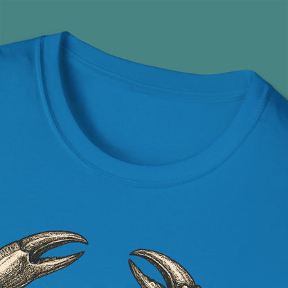 Vintage Etching Crab Unisex T-Shirt