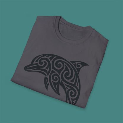 Tribal Tattoo Dolphin Unisex T-Shirt