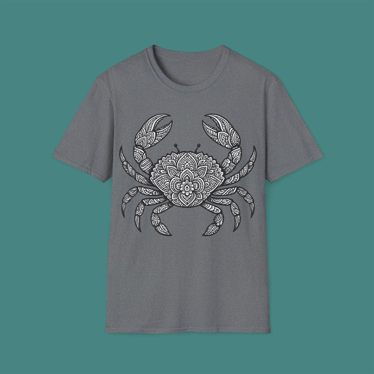 Intricate Mandala Crab Unisex T-Shirt