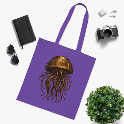 Steampunk Mechanical Jellyfish Tote Bag