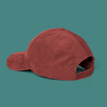 Intricate Mandala Octopus Corduroy Embroidered Cap