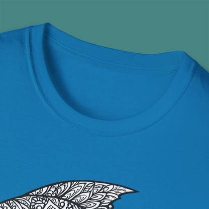 Intricate Mandala Fish Unisex T-Shirt
