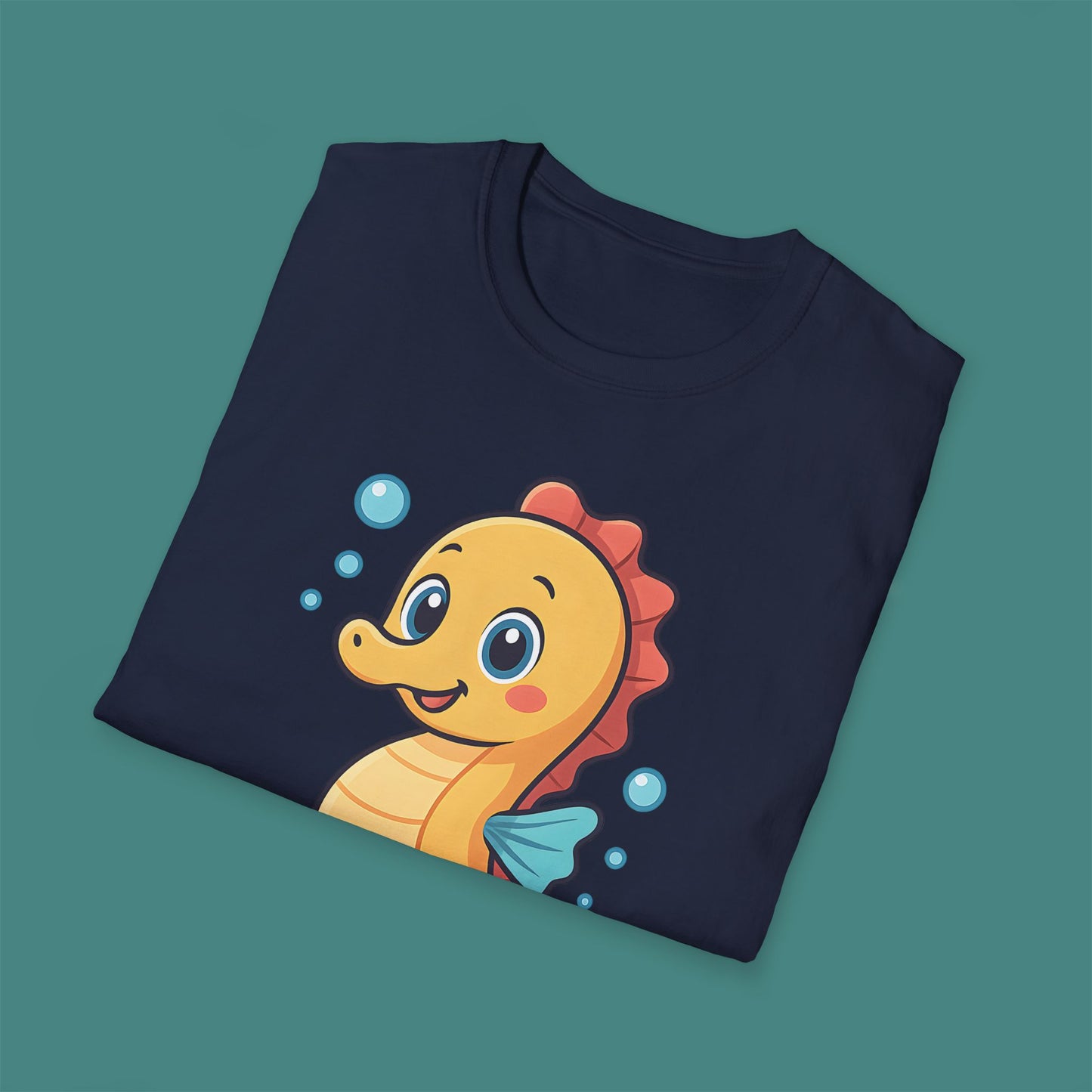 Cartoon Cute Seahorse Unisex T-Shirt