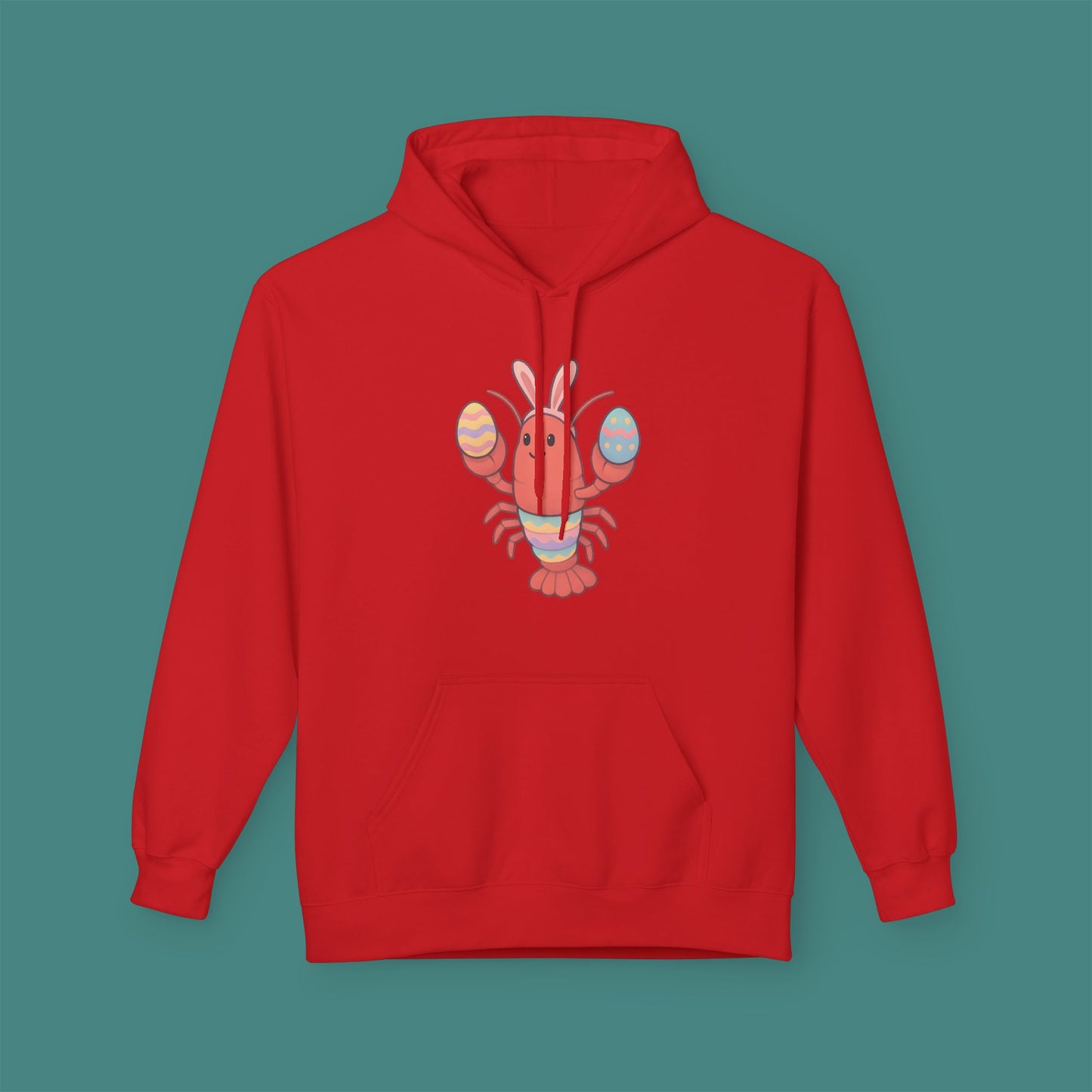 Easter Lobster Fleece Unisex Hoodie