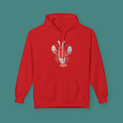Easter Lobster Fleece Unisex Hoodie
