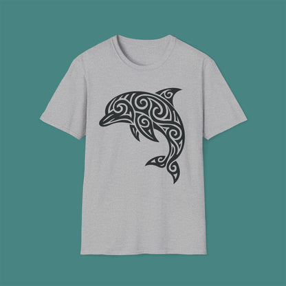 Tribal Tattoo Dolphin Unisex T-Shirt