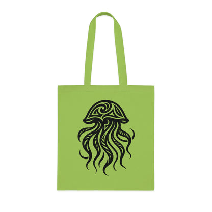 Tribal Tattoo Jellyfish Tote Bag