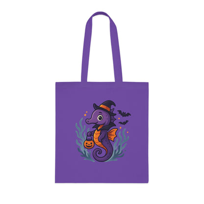 Halloween Seahorse Tote Bag