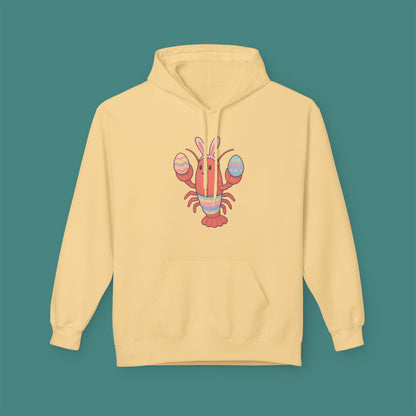 Easter Lobster Fleece Unisex Hoodie