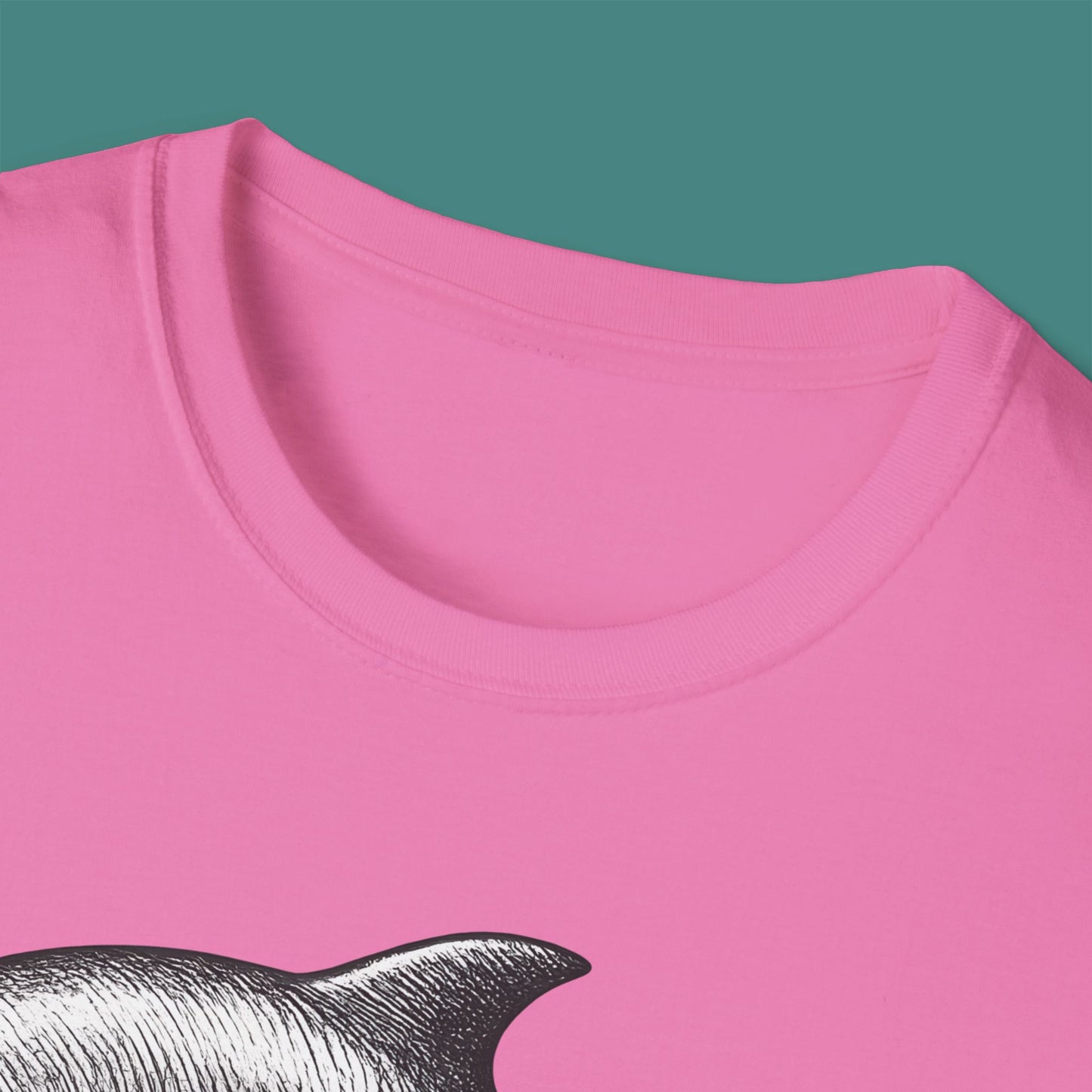 Vintage Etching Dolphin Unisex T-Shirt