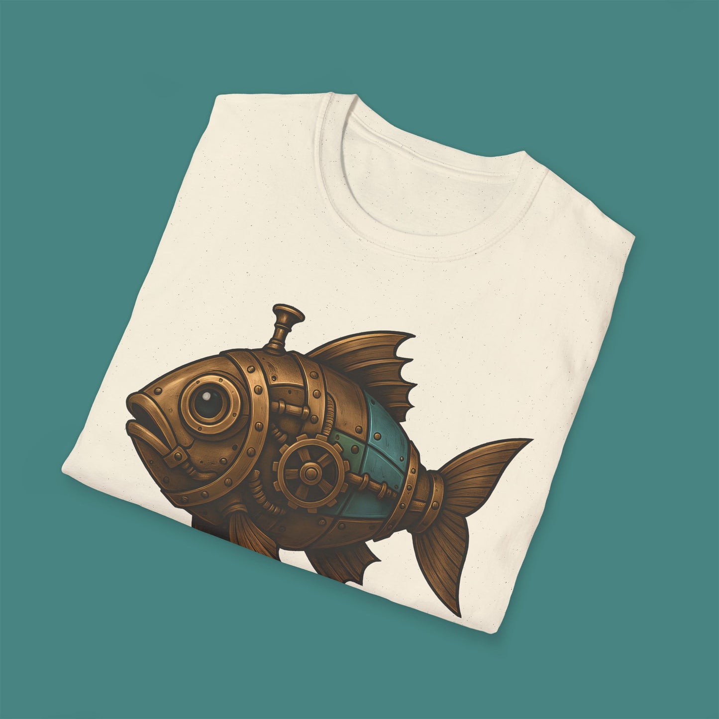 Steampunk Mechanical Fish Unisex T-Shirt