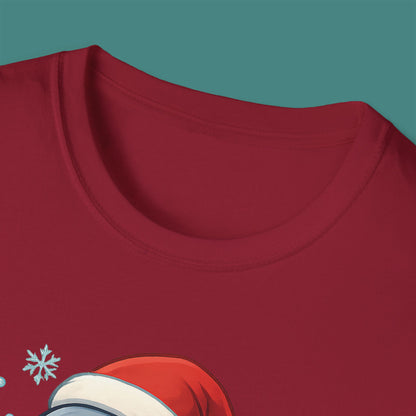 Christmas Dolphin Unisex T-Shirt