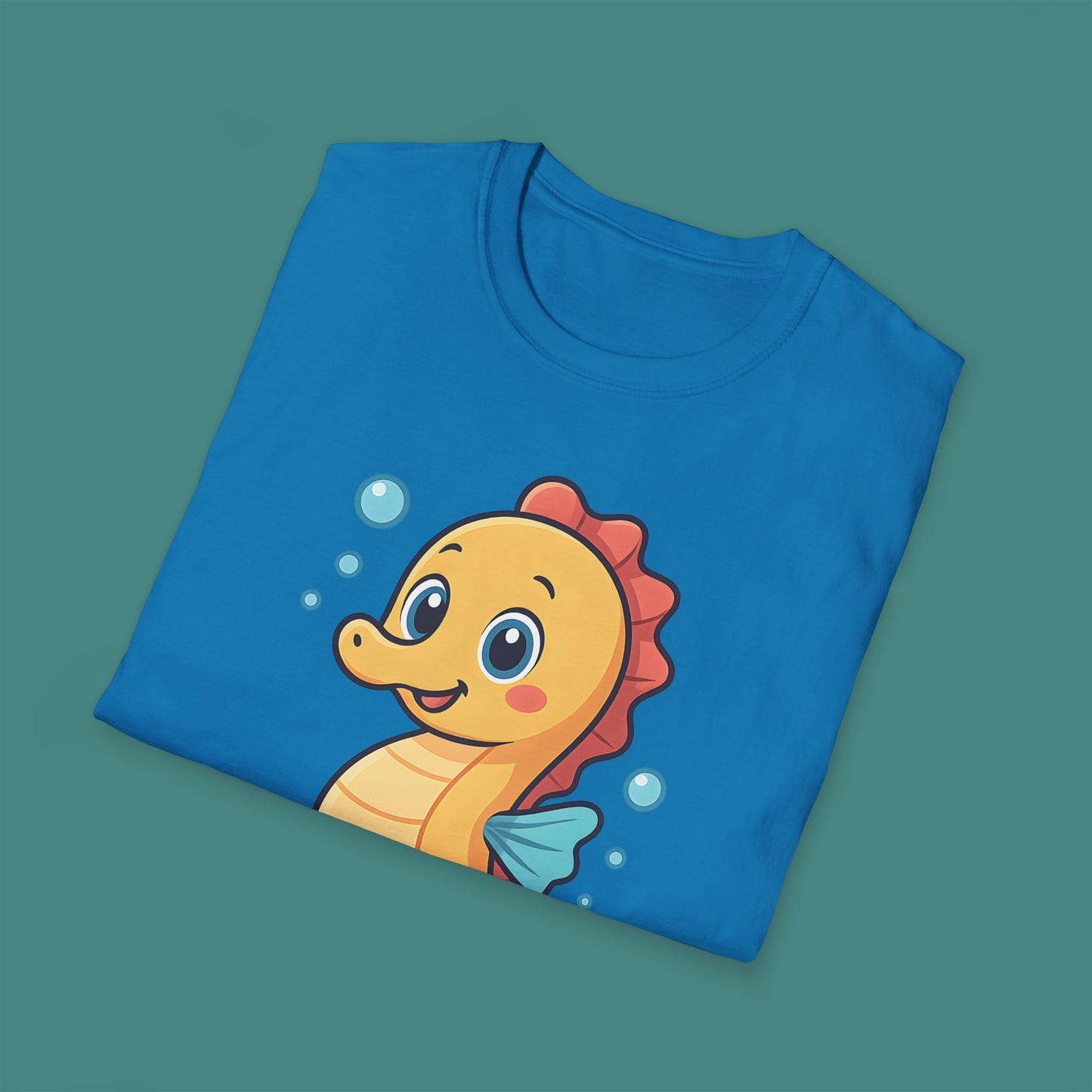 Cartoon Cute Seahorse Unisex T-Shirt