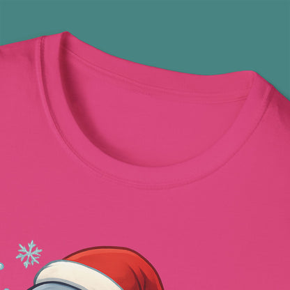 Christmas Dolphin Unisex T-Shirt